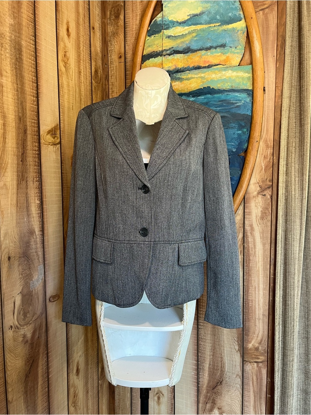 💋 Rafaella Heather Gray Tailored Women's Blazer